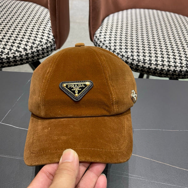 PRA 25 BASEBALL CAP BROWN VELVET 823467