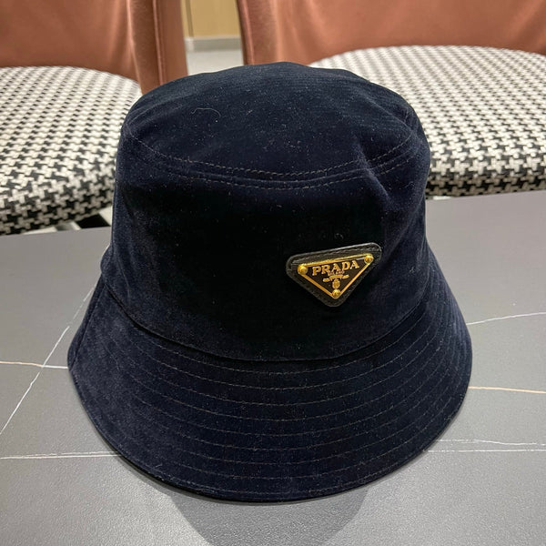 PRA 25 FISHERMAN HAT DARK BLUE SUEDE 823471