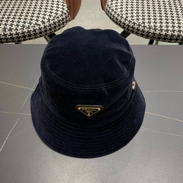 PRA 25 FISHERMAN HAT DARK BLUE SUEDE 823471