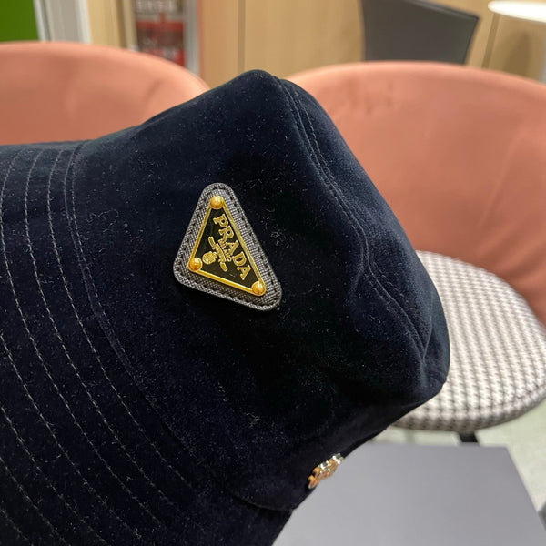 PRA 25 FISHERMAN HAT DARK BLUE SUEDE 823471