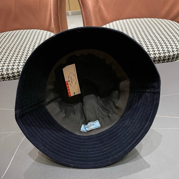 PRA 25 FISHERMAN HAT DARK BLUE SUEDE 823471