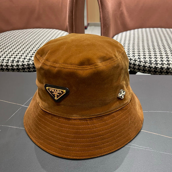 PRA 25 FISHERMAN HAT BROWN SUEDE 823472