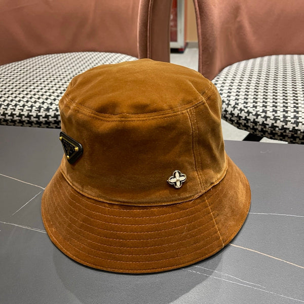 PRA 25 FISHERMAN HAT BROWN SUEDE 823472