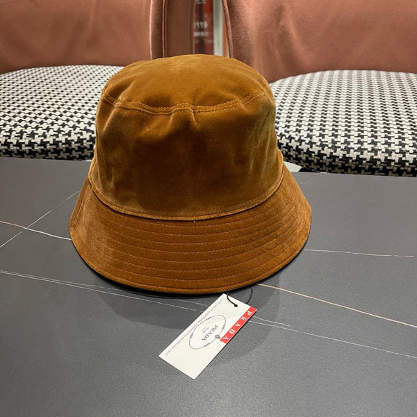 PRA 25 FISHERMAN HAT BROWN SUEDE 823472