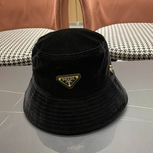 PRA 25 FISHERMAN HAT BLACK SUEDE 823473