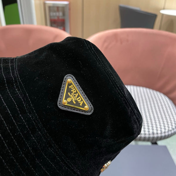 PRA 25 FISHERMAN HAT BLACK SUEDE 823473