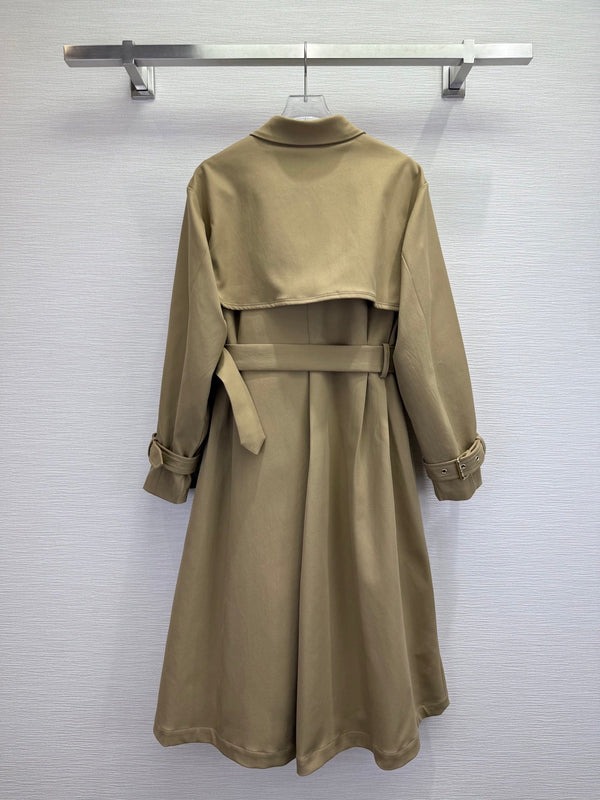 CD 25SS Long Trench Coat Beige Cotton 306561