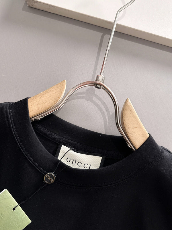 Gucci 25 Long-Sleeved T-shirt Black Cotton 108753