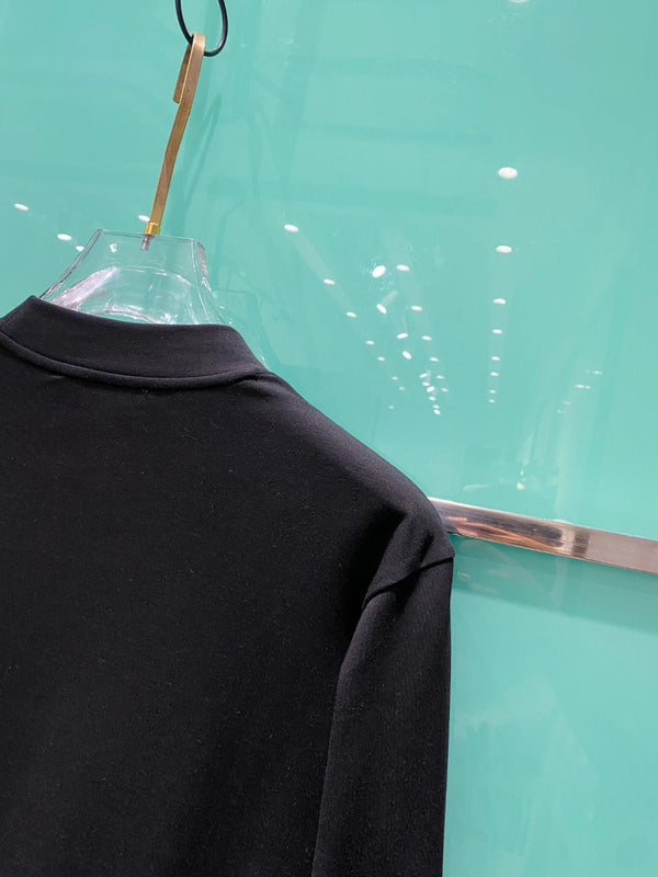 Gucci 25 Velvet Micro-Plush Half-Turtleneck Bottoming Shirt 106330