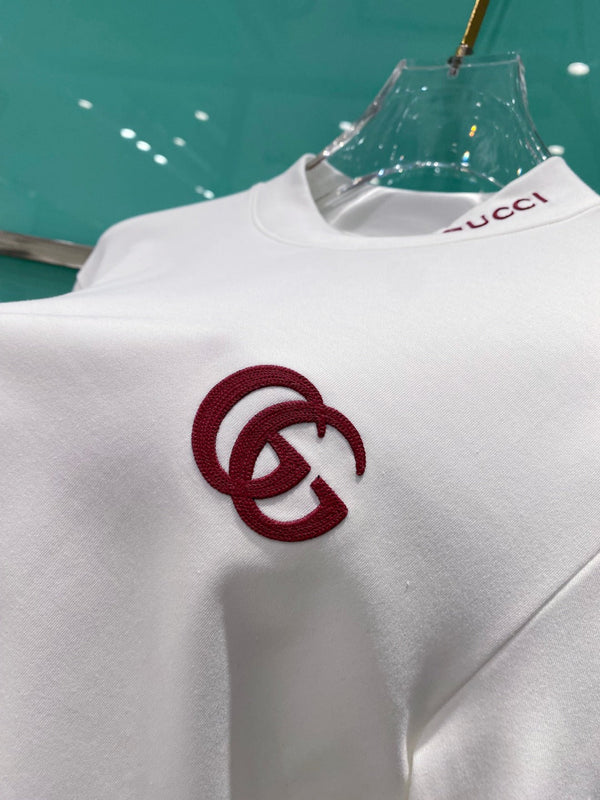 Gucci 25 Velvet Micro-Plush Half-Turtleneck Bottoming Shirt 106329