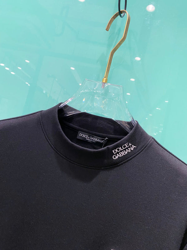 Gucci 25 Velvet Micro-Plush Half-Turtleneck Bottoming Shirt 106327