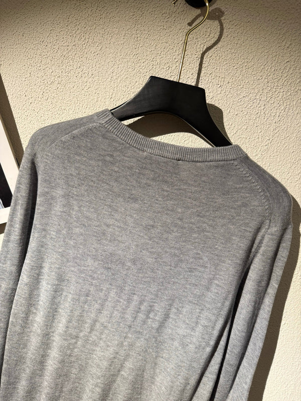 Gucci 25 Lightweight Sweater Gray Wool 106307