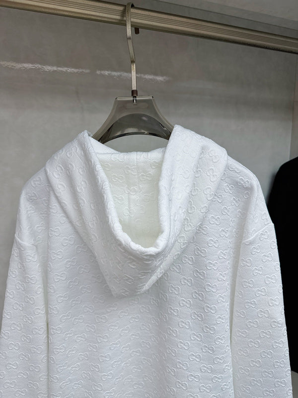 Gucci Allover Printed Zippered Jacquard Jacket 104395