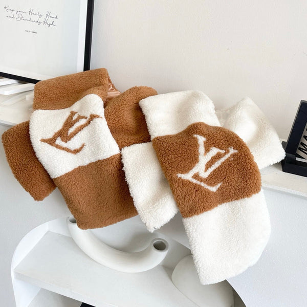 LV Shearling Teddy Scarf 839752