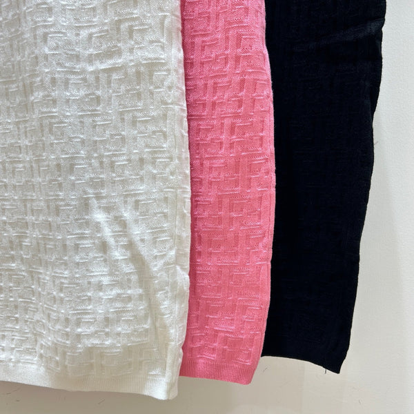 Fendi Letter Jacquard Viscose Skirt