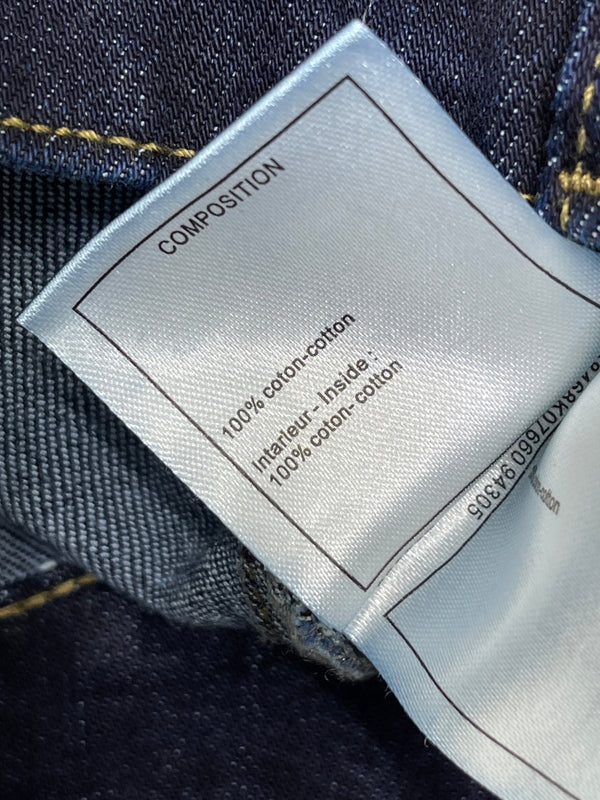 CC 25 Pocket-embroidered Double Cs high-waisted straight-leg jeans