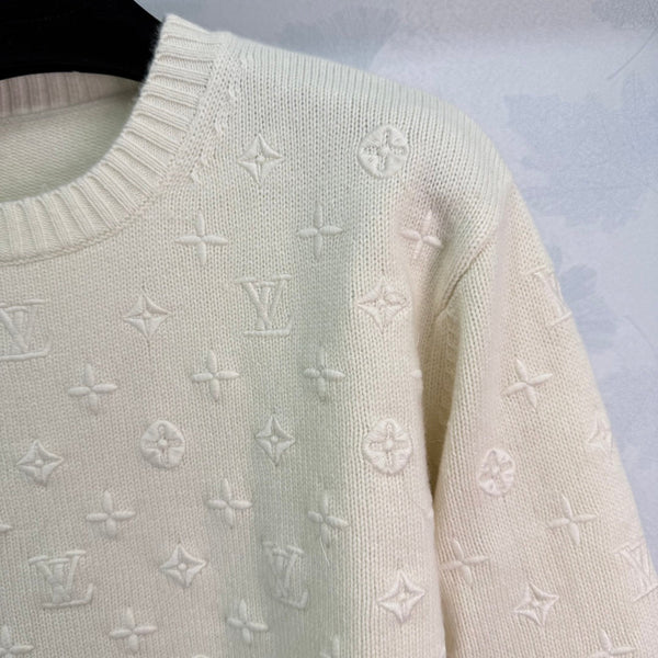 LV 25FW All-Over Print Sweater Cashmere 297069
