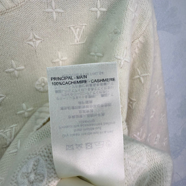 LV 25FW All-Over Print Sweater Cashmere 297069