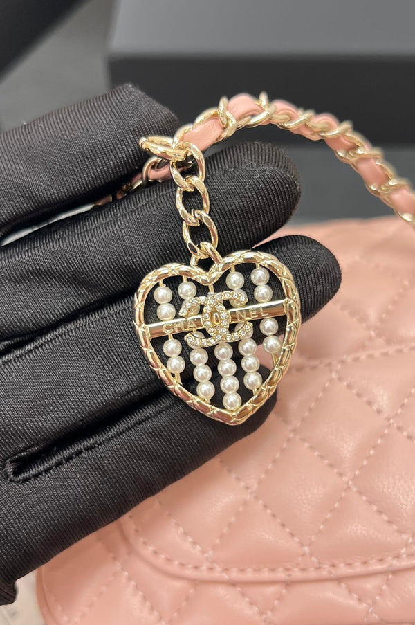 CC 25A Super Mini Bag 12.5cm Light Pink Lambski