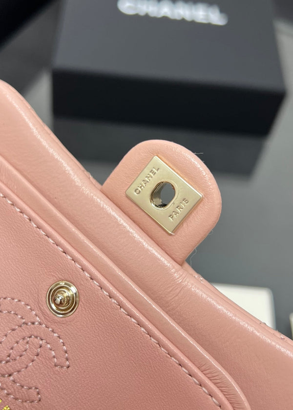 CC 25A Super Mini Bag 12.5cm Light Pink Lambski