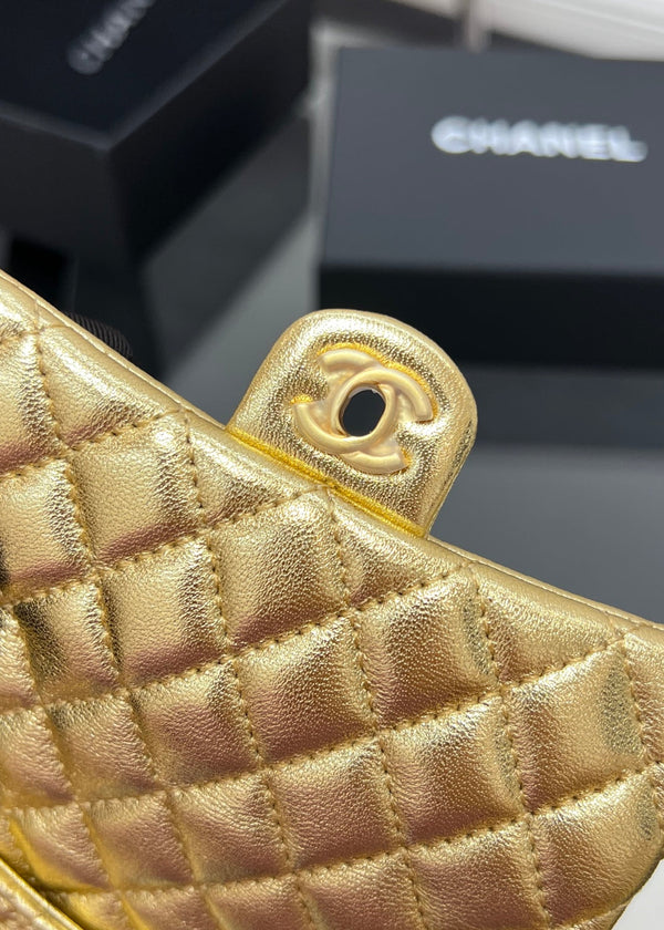 CC 25A Super Mini Bag 12.5cm Gold Lambskin