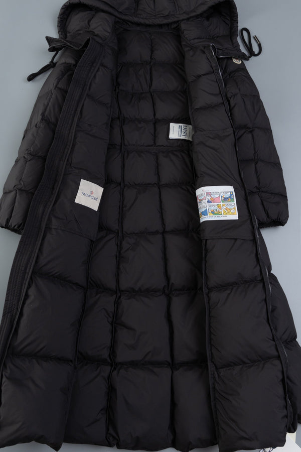 Moncler 24ss Disney Long Waist Black down Jacket 224782
