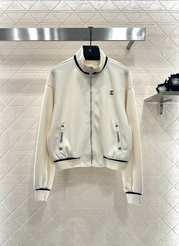 CC 25 Jacket and Pants Set White Viscose and Polyester