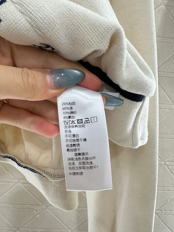 CC 25 Jacket and Pants Set White Viscose and Polyester