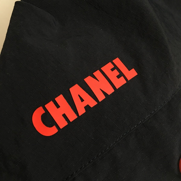 CC Logo Letter Offset Color Multi-pocket Long-sleeved Windbreaker Jacket