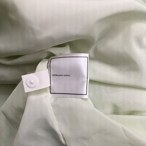 CC Side Slit Logo Half-zip Long-sleeved Hooded Cotton Jacket