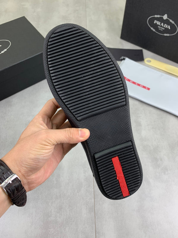 Pra high-top black calfskin 820248