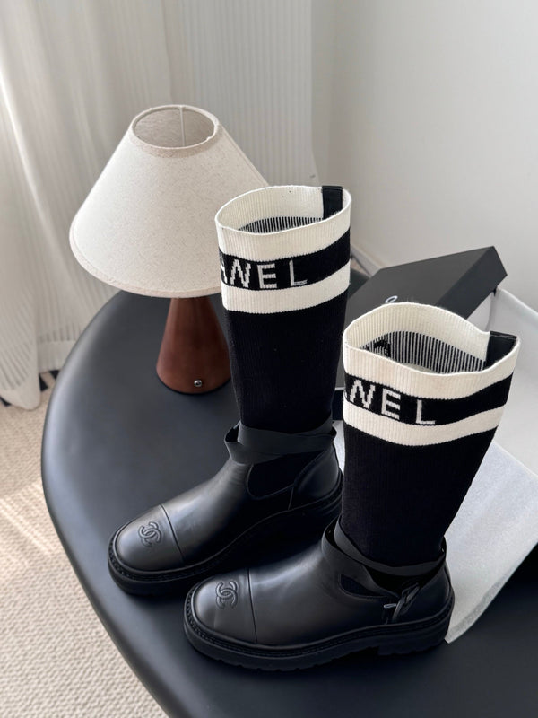 CC 25K High Sock Boots Black Flyknit 507999