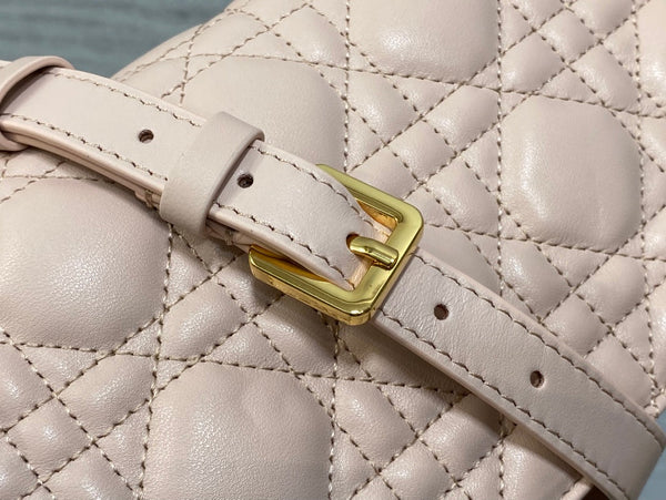 CD Pearl Chain Bag Pink 21cm Lambskin