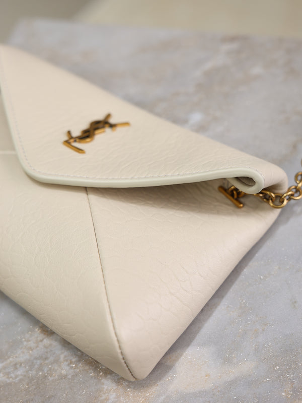 Cassandre Mini Bag 19cm Cream Lambskin GHW