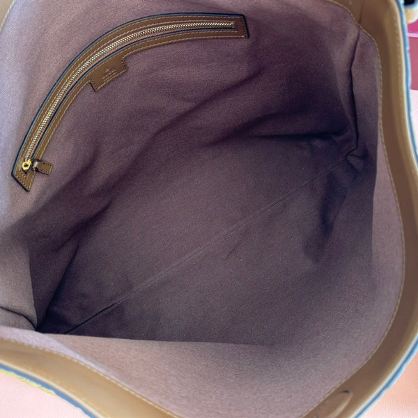 GG 25FW Beatrix Horsebit Handbag 40cm Brown Suede GHW