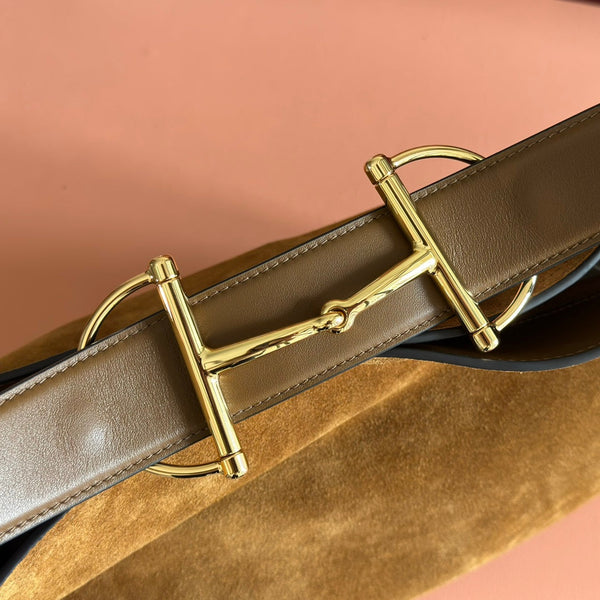 GG 25FW Beatrix Handbag 40cm Brown Suede GHW