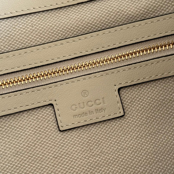 GG 25FW Beatrix Handbag 35cm White Calfskin GHW