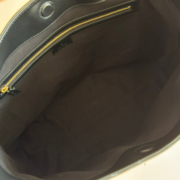 GG 25FW Beatrix Handbag 35cm Black Calfskin GHW