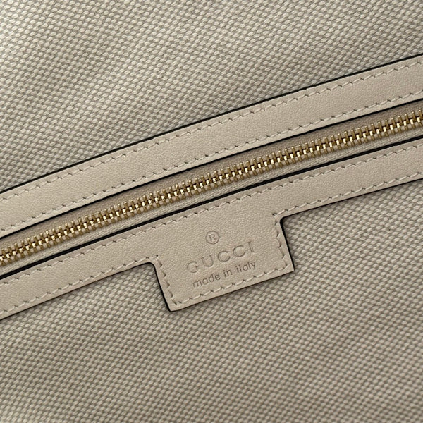 GG 25FW Beatrix Handbag 40cm White Calfskin GHW