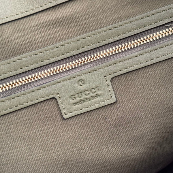 GG 25FW Beatrix Handbag 40cm Green Calfskin GHW