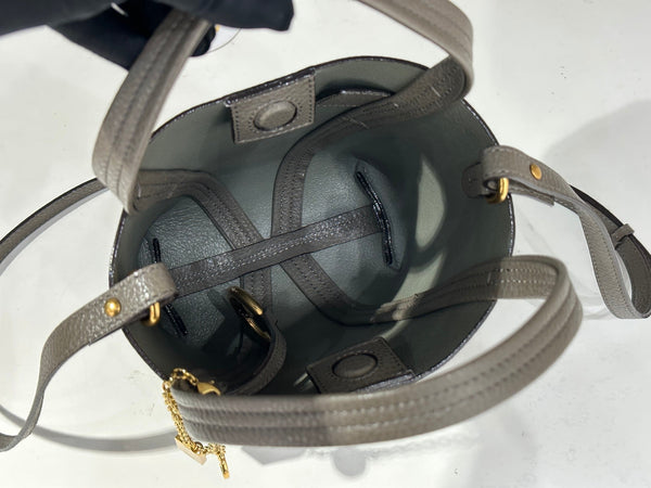 Chloe Spin Tote Bag Small 18cm Grey Calfskin 272291