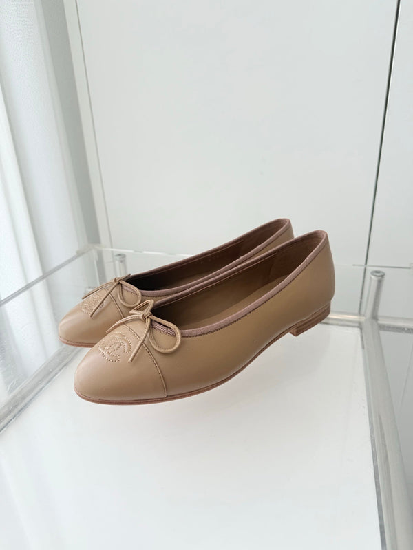 ballet flats brown lambskin 566818