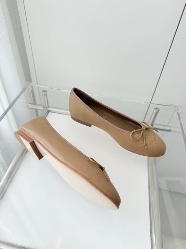 ballet flats brown lambskin 566818