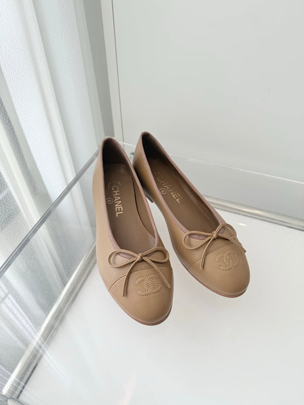 ballet flats brown lambskin 566818