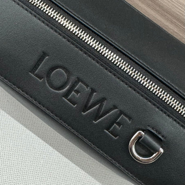 Loewe Classic 32cm Waist Bag Black Calfskin Leather 274662