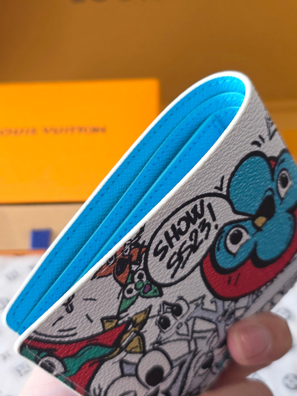 LV Brazza 11.5 White Colorfull Monogram 274895