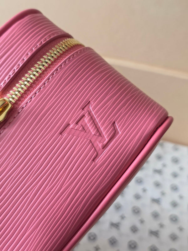 LV Nice Nano Cosmetic 10.2 Bag Pink Epi Leather 275220