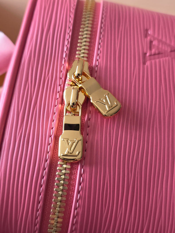 LV Nice Nano Cosmetic 10.2 Bag Pink Epi Leather 275220
