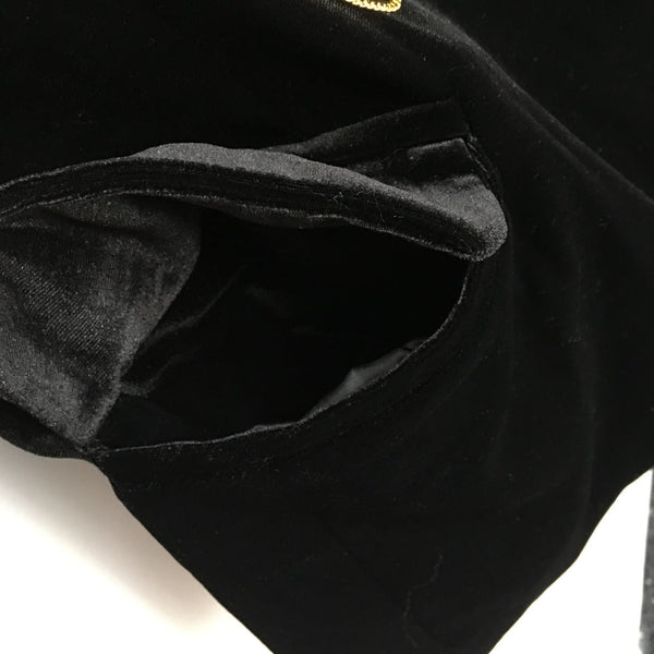 Blazer en velours à manches longues Chanel