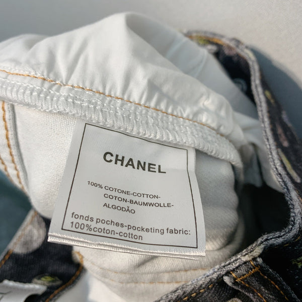 Chanel 26 Motif Imprimé Élégant Coton 800718